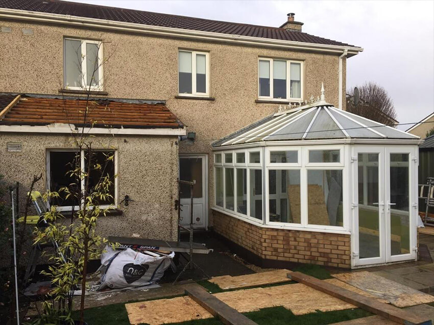 Building Work - Extension-Before